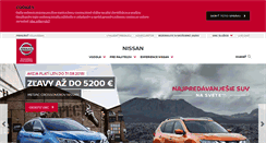 Desktop Screenshot of nissan.sk