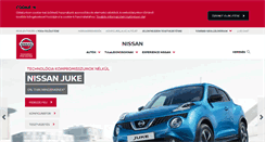 Desktop Screenshot of nissan.hu