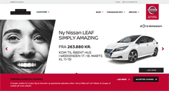 Desktop Screenshot of bilhuset-cl.nissan.dk