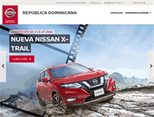 Tablet Screenshot of nissan.com.do