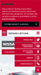 Mobile Screenshot of nissan.lt