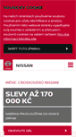 Mobile Screenshot of nissan.cz