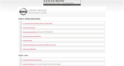 Desktop Screenshot of home.nissan.ie
