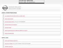 Tablet Screenshot of home.nissan.ie
