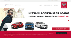 Desktop Screenshot of ehn-biler.nissan.dk