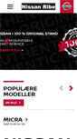 Mobile Screenshot of nissan-ribe.nissan.dk