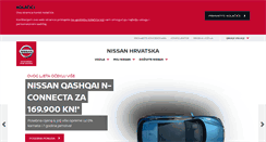 Desktop Screenshot of nissan.hr