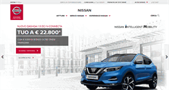 Desktop Screenshot of nissan.it