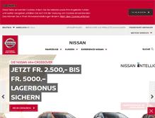 Tablet Screenshot of de.nissan.ch