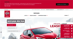 Desktop Screenshot of nissan.nl