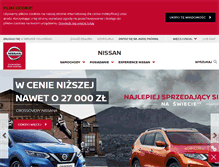 Tablet Screenshot of nissan.pl